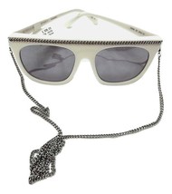 Authentic Stella Maccartney SC0043S White Chain Sunglasses  - £234.72 GBP