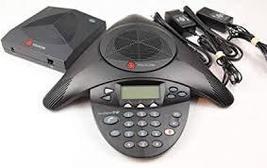 Polycom SoundStation 2W 2201-67880-160 1.9 GHZ Conference Phone w/ 2201-67810-16 - £432.45 GBP
