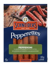 Schneiders Pepperettes Sausage Sticks Pepperoni Flavor 300g -Free Shipping - $29.03