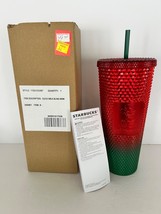 Walt Disney World 50th Anniversary Geometric Starbucks Tumbler Red Green... - $655.92 MXN