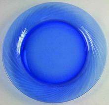 Festive Cobalt Blue Large Glass Serving Plate Charger (Corelle) by Corni... - $461.86 MXN