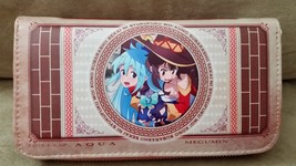 KONOSUBA AQUA MEGUMIN WALLET Brand New 7&quot; 8&quot; JAPAN TOREBA IMPORT - $761.26 MXN