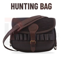 Cow Hide Leather Trap Shell Pouch Leather Shotgun Shell Sporting Shootin... - $34.36