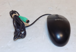 DELL M-S69 Black PS/2 Scroll Wheel Wired Tracking Ball Mouse - £10.14 GBP