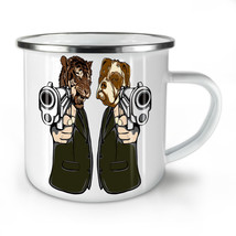 Animal Mafia Gun NEW Enamel Tea Mug 10 oz | Wellcoda - £18.46 GBP