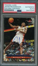 2003-04 Fleer Ultra #16 Jason Richardson Signed Card AUTO PSA Slabbed Warriors - £39.22 GBP