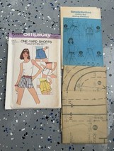 Vintage Simplicity Sewing Pattern #6946 W: 26.5&quot; Sz 12 Hip Hugger Shorts... - $14.96