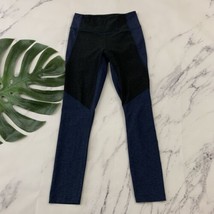Outdoor Voices Womens Yoga Pants Size XS Navy Blue Color Block 7/8 Length - £19.71 GBP