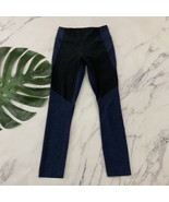 Outdoor Voices Womens Yoga Pants Size XS Navy Blue Color Block 7/8 Length - £19.46 GBP