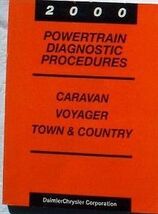 2000 PLYMOUTH VOYAGER POWERTRAIN Diagnostic Service Shop Repair Manual O... - $10.94