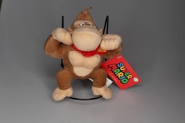Super Mario Bros Donkey Kong DK 7&quot; Plush Doll  Stuffed Toy 2021 NINTENDO - New - £7.74 GBP