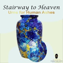 Large Elegant Cremation Urns for Human Ashes &amp; Pets w/ Bag - Modern Design - $77.61