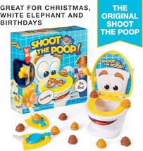 The Shoot The Poop Funny Family Game Fast and Frenzied Flushing Poop Game with F - £46.43 GBP