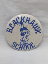 Vintage Blackhawk School Pin 2 1/4&quot; - $30.69 CAD