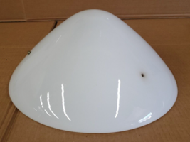 Large Art Deco Milk Glass  GLobe Lamp Shade Chandalier Hanging Pendant C... - £196.17 GBP