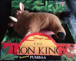 Disney&#39;s Lion King Plush Pumbaa by Mattel - £19.20 GBP