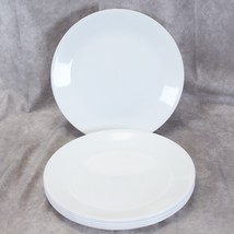 Corelle Winter Frost White Dinner Plates 10.25&quot; Lot of 7 Utensil Marks - £9.97 GBP