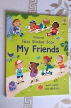 First Sticker Book My Friends (Paperback) Usborne - With Over 150 Stickers / New - $9.05