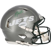 Aaron Rodgers Autographed New York Jets Flash Authentic Speed Helmet Fanatics - £765.50 GBP