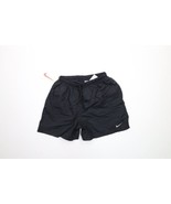 NOS Vtg 90s Nike Womens XL Travis Scott Mini Swoosh Shorts Baggies Black... - $64.30