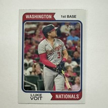 Luke Voit #256 Washington Nationals 2023 Heritage Baseball Trading Card MLB - £1.57 GBP