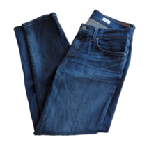 Level 99 Anthropologie Dark Wash Sienna Tomboy Boyfriend Fit Blue Jeans Size 26 - £38.06 GBP