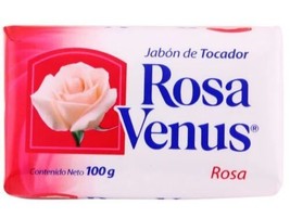 8X Rosa Venus Jabon De Barra Soap - 8 De 3.5 Onzas (100g) c/u - Envio Prioridad - £19.22 GBP