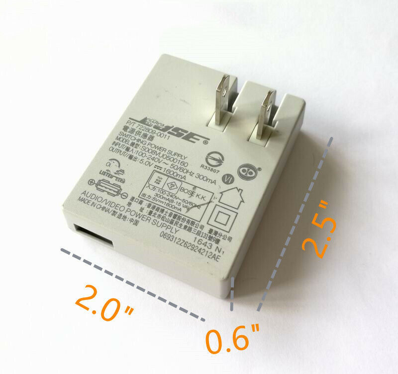 Primary image for 5V 1.6A/1600mA charger AC Power Supply white For Bose-Soundlink Mini II Speaker
