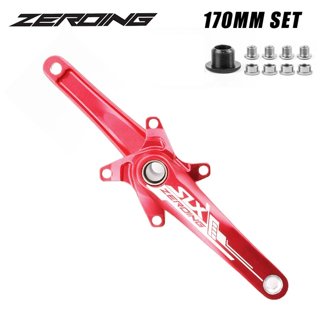 ZEROING Mountain Bicycle Crankset Aluminum Alloy 104BCD Spet MTB Bike Crank Arms - $134.52