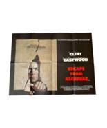 Escape From Alcatraz Originale UK Quad Pellicola Film Poster. Clint East... - £67.16 GBP
