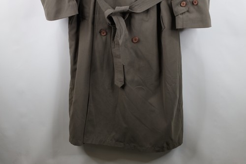 Vintage 90s Chaps Ralph Lauren Mens 44R Microfiber Belted Trench Coat Jacket Item image 4
