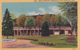 Salt Lake City Utah UT Great Mormon Tabernacle Postcard C19 - £2.23 GBP