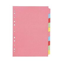 Q Connect A4 Subject Divider Multi Punched  - $10.00