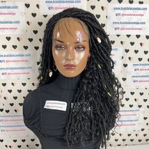 Boho Goddess Loc Distressed Faux Dread Locs Glueless Lace Wigs For Black Women - £121.31 GBP