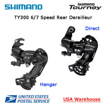 Shimano Tourney RD-TY300-SGS 6 / 7 Speed Hanger / Direct Rear Derailleur MTB - $16.88+
