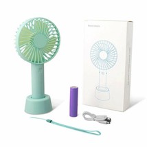 Mini Fan Portable USB Rechargeable Summer Handheld Air Cooler Cooling W/Battery - £7.29 GBP