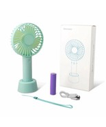 Mini Fan Portable USB Rechargeable Summer Handheld Air Cooler Cooling W/... - $9.46