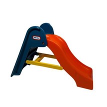 Vintage Little Tikes Dollhouse Orange And Blue Folding Slide - $11.88