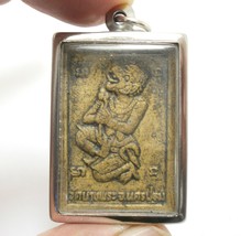 Hanuman Lp Pern Ride Tiger Pendant 1 Bless 1998 Muay Thai Strong Life Protection - £38.32 GBP