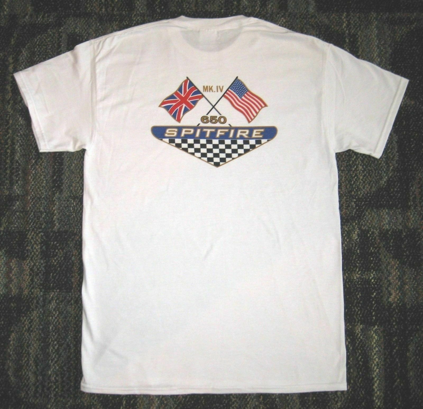 BSA SPTFIRE 1968 Shirt Heavy Weight A65 650 A50 500 British Vintage Moto... - $14.50