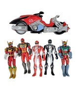 POWER RANGERS ACTION FIGURES, JUNGLE FURY, 2007, LOT OF 4. BANDAI. 4 COLORS - €16,83 EUR