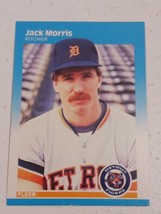 Jack Morris Detroit Tigers 1987 Fleer Card #158 - £0.78 GBP