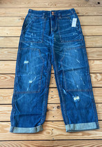 anthropologie pilcro NWT $138 women’s roll cuff jeans Size 26 blue i7 - £56.26 GBP