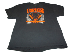Lightside Tattoo &amp; Piercing Statesville NC black T-Shirt Size XL - $12.86