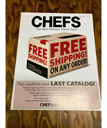 Chefs catalog early holiday 2012 - $19.75
