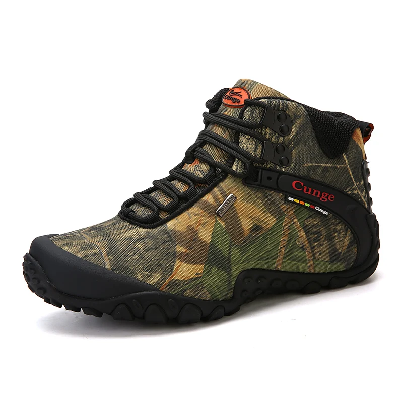 Top Quality Hi Shoes Men Waterproof Winter Non-Slip Mountain Climbing Trek Boots - $265.35
