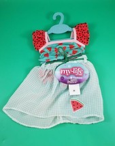 My Life As Watermelon Summer Dress for 18&quot; Doll  - £7.77 GBP