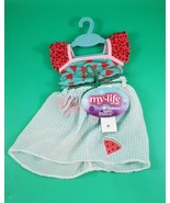 My Life As Watermelon Summer Dress for 18&quot; Doll  - £7.82 GBP