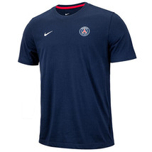 Nike PSG Club Essential Tee Men&#39;s Soccer T-Shirts Casual Top Asia-Fit FV... - £43.17 GBP