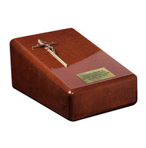 Solid wood Cremation urn for Adult Unique Memorial Funeral Human Ashes - £131.59 GBP+